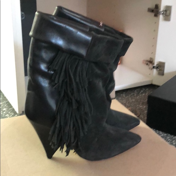 isabel marant boots fringe